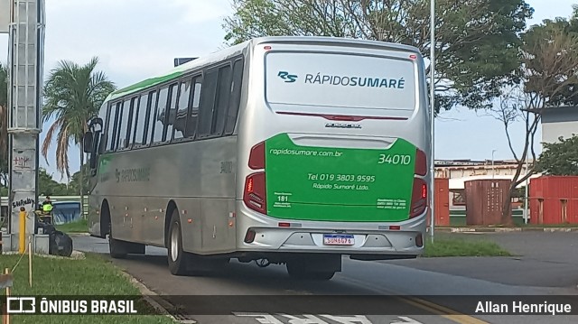 Rápido Sumaré 34010 na cidade de Paulínia, São Paulo, Brasil, por Allan Henrique. Número da foto: #11929790.