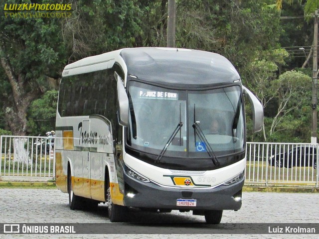 Transur - Transporte Rodoviário Mansur 6700 na cidade de Juiz de Fora, Minas Gerais, Brasil, por Luiz Krolman. ID da foto: 11930408.