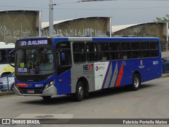 Next Mobilidade - ABC Sistema de Transporte 80.211 na cidade de Santo André, São Paulo, Brasil, por Fabrício Portella Matos. Número da foto: #11929237.
