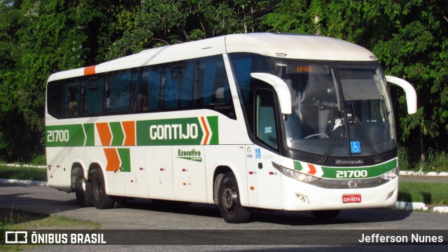 Empresa Gontijo de Transportes 21700 na cidade de Recife, Pernambuco, Brasil, por Jefferson Nunes. ID da foto: 11931561.