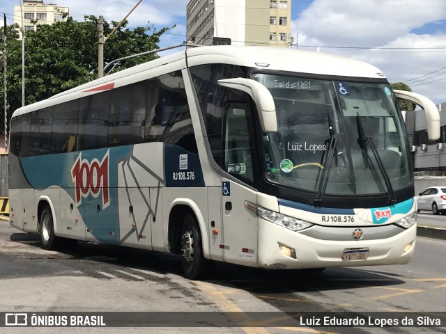 Auto Viação 1001 RJ 108.576 na cidade de Niterói, Rio de Janeiro, Brasil, por Luiz Eduardo Lopes da Silva. Número da foto: #11929295.