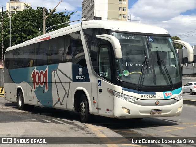 Auto Viação 1001 RJ 108.576 na cidade de Niterói, Rio de Janeiro, Brasil, por Luiz Eduardo Lopes da Silva. ID da foto: 11929295.