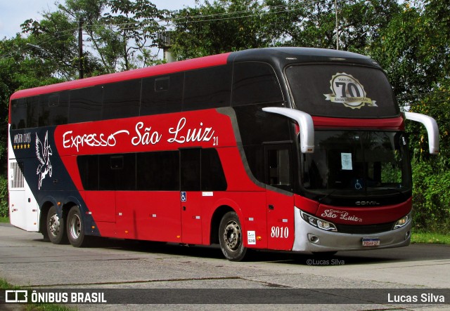 Expresso São Luiz 8010 na cidade de Recife, Pernambuco, Brasil, por Lucas Silva. Número da foto: #11987525.