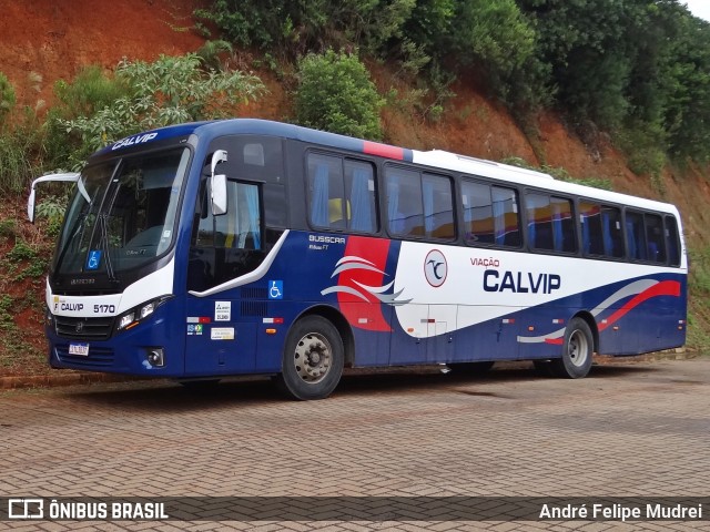 Viação Calvip 5170 na cidade de Irati, Paraná, Brasil, por André Felipe Mudrei. ID da foto: 11986439.