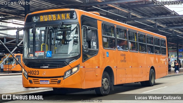 Auto Viação Redentor HI023 na cidade de Curitiba, Paraná, Brasil, por Lucas Weber Calizario. ID da foto: 11986491.