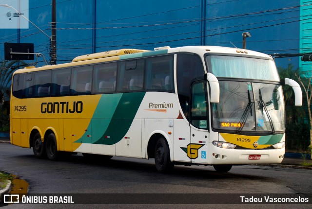 Empresa Gontijo de Transportes 14295 na cidade de São Paulo, São Paulo, Brasil, por Tadeu Vasconcelos. ID da foto: 11986980.