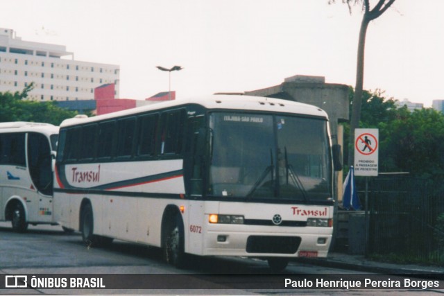 Transul Transportes Coletivos 6072 na cidade de São Paulo, São Paulo, Brasil, por Paulo Henrique Pereira Borges. Número da foto: #11987648.