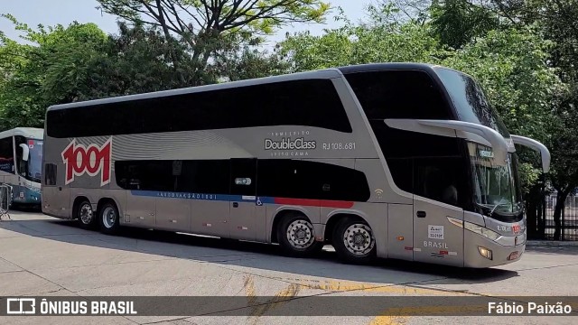 Auto Viação 1001 RJ 108.681 na cidade de São Paulo, São Paulo, Brasil, por Fábio Paixão. Número da foto: #11988140.