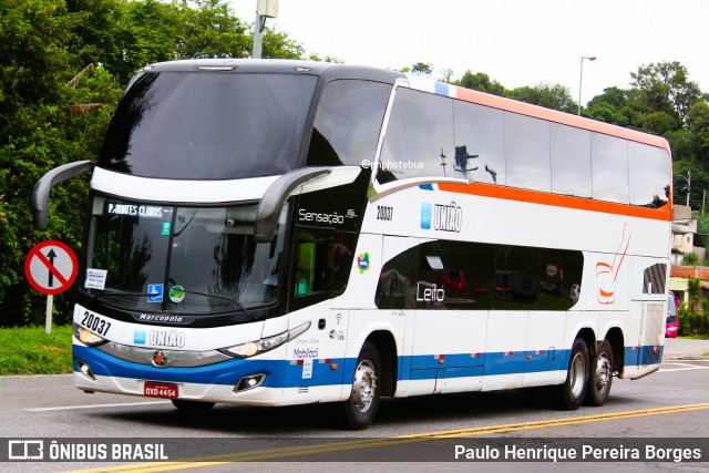 Expresso União 20037 na cidade de Barra do Piraí, Rio de Janeiro, Brasil, por Paulo Henrique Pereira Borges. Número da foto: #11987342.