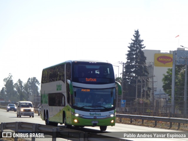 TurBus 2625 na cidade de San Fernando, Colchagua, Libertador General Bernardo O'Higgins, Chile, por Pablo Andres Yavar Espinoza. ID da foto: 11987923.