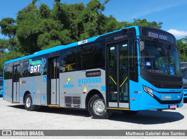 BRT Sorocaba Concessionária de Serviços Públicos SPE S/A 3065 na cidade de Sorocaba, São Paulo, Brasil, por Matheus Gabriel dos Santos. Número da foto: #11986951.
