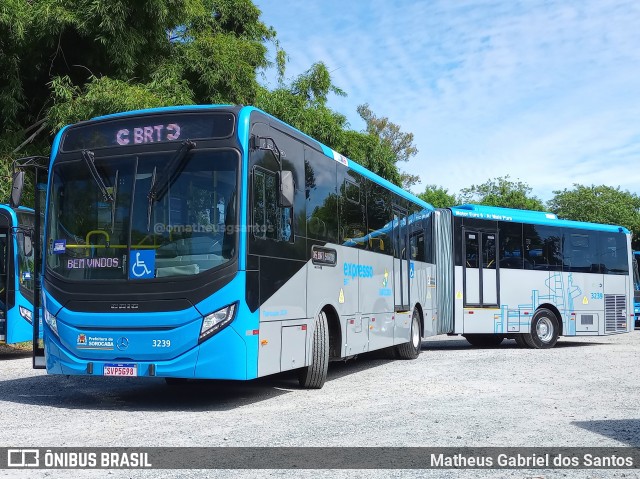 BRT Sorocaba Concessionária de Serviços Públicos SPE S/A 3239 na cidade de Sorocaba, São Paulo, Brasil, por Matheus Gabriel dos Santos. ID da foto: 11986917.