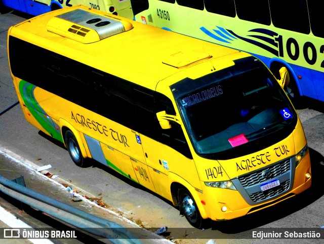 Agreste Tur - Agreste Transporte e Turismo 1404 na cidade de Paudalho, Pernambuco, Brasil, por Edjunior Sebastião. ID da foto: 11987239.