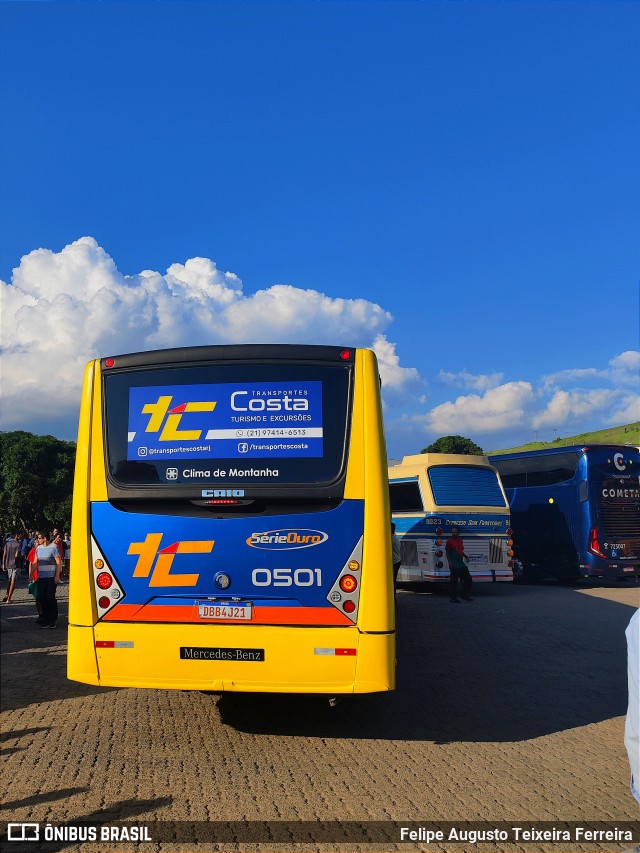 Transporte e Turismo Costa 0501 na cidade de Juiz de Fora, Minas Gerais, Brasil, por Felipe Augusto Teixeira Ferreira. ID da foto: 12009117.