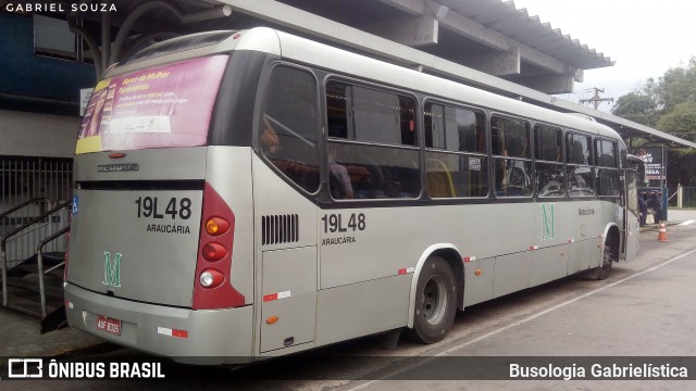 Araucária Transportes Coletivos 19L48 na cidade de Araucária, Paraná, Brasil, por Busologia Gabrielística. Número da foto: #12007606.