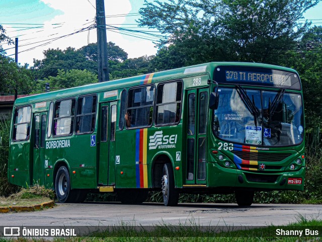 Borborema Imperial Transportes 288 na cidade de Recife, Pernambuco, Brasil, por Shanny Bus. ID da foto: 12007604.