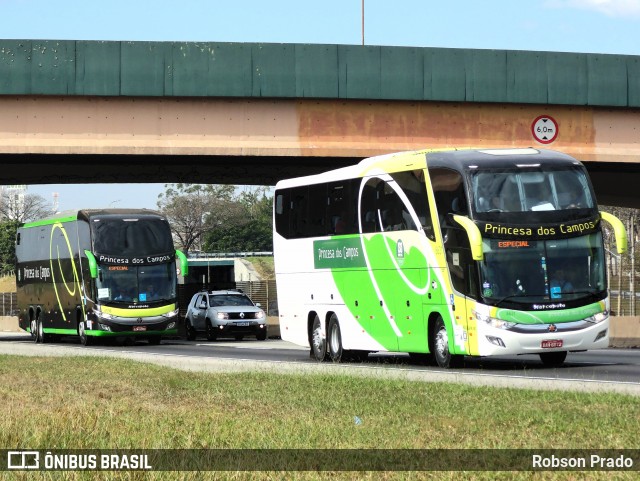 Expresso Princesa dos Campos 6621 na cidade de São José dos Campos, São Paulo, Brasil, por Robson Prado. ID da foto: 12008205.