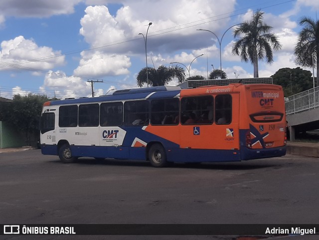 CMT - Consórcio Metropolitano Transportes 150 na cidade de Cuiabá, Mato Grosso, Brasil, por Adrian Miguel. ID da foto: 12007335.