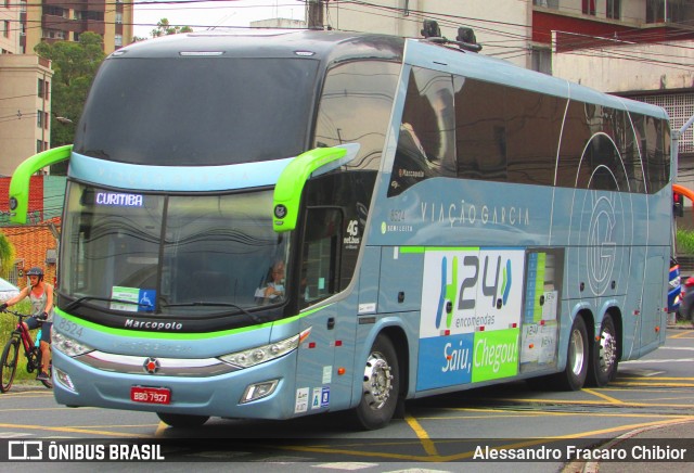 Viação Garcia 8524 na cidade de Curitiba, Paraná, Brasil, por Alessandro Fracaro Chibior. Número da foto: #12007698.