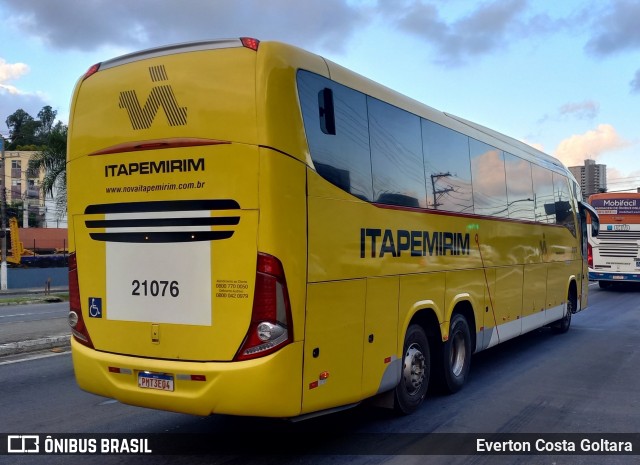 Viação Nova Itapemirim 21076 na cidade de Cariacica, Espírito Santo, Brasil, por Everton Costa Goltara. Número da foto: #12007674.