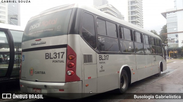 Transporte Coletivo Glória BL317 na cidade de Curitiba, Paraná, Brasil, por Busologia Gabrielística. Número da foto: #12008090.