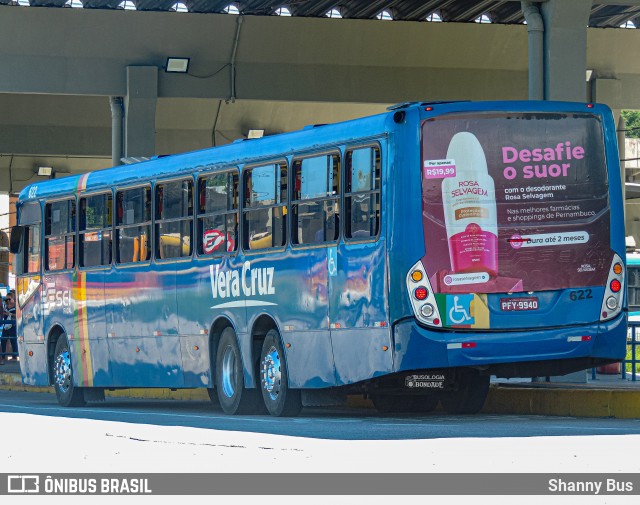Expresso Vera Cruz 622 na cidade de Recife, Pernambuco, Brasil, por Shanny Bus. Número da foto: #12007592.