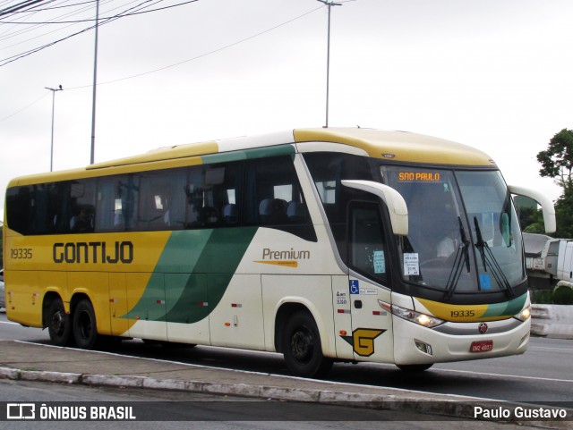 Empresa Gontijo de Transportes 19335 na cidade de São Paulo, São Paulo, Brasil, por Paulo Gustavo. ID da foto: 12009302.