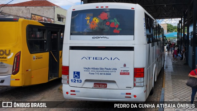 Viação Atibaia São Paulo 1213 na cidade de Atibaia, São Paulo, Brasil, por PEDRO DA CUNHA ATIBAIA ÔNIBUS. ID da foto: 12007179.