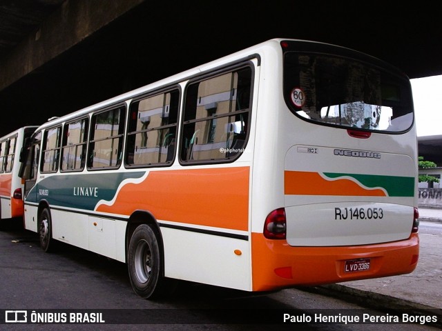 Linave Transportes RJ 146.053 na cidade de Nova Iguaçu, Rio de Janeiro, Brasil, por Paulo Henrique Pereira Borges. ID da foto: 12009276.