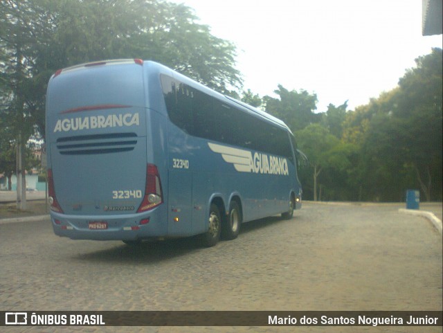 Viação Águia Branca 32340 na cidade de Piritiba, Bahia, Brasil, por Mario dos Santos Nogueira Junior. Número da foto: #12008868.