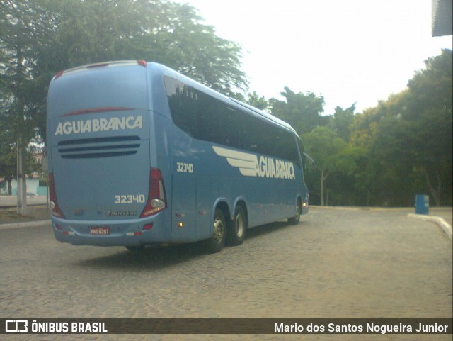 Viação Águia Branca 32340 na cidade de Piritiba, Bahia, Brasil, por Mario dos Santos Nogueira Junior. ID da foto: 12008868.