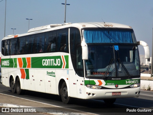 Empresa Gontijo de Transportes 14865 na cidade de São Paulo, São Paulo, Brasil, por Paulo Gustavo. Número da foto: #12009670.