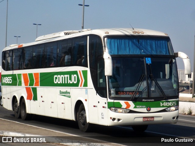 Empresa Gontijo de Transportes 14865 na cidade de São Paulo, São Paulo, Brasil, por Paulo Gustavo. ID da foto: 12009670.