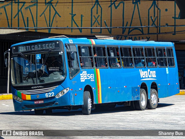 Expresso Vera Cruz 622 na cidade de Recife, Pernambuco, Brasil, por Shanny Bus. ID da foto: 12007599.