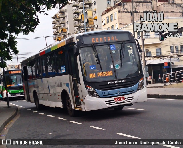 Viação Redentor C47727 na cidade de Rio de Janeiro, Rio de Janeiro, Brasil, por João Lucas Rodrigues da Cunha. Número da foto: #12013095.