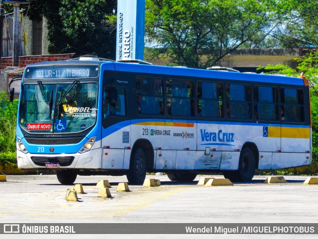 Expresso Vera Cruz 213 na cidade de Recife, Pernambuco, Brasil, por Wendel Miguel /MIGUELPHOTOBUS. Número da foto: #12011427.