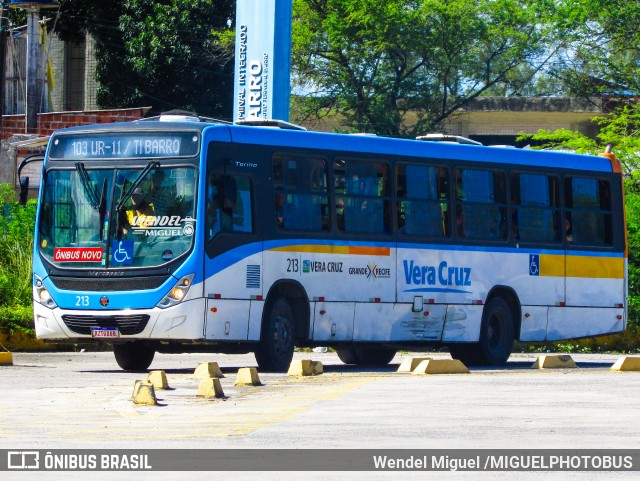 Expresso Vera Cruz 213 na cidade de Recife, Pernambuco, Brasil, por Wendel Miguel /MIGUELPHOTOBUS. ID da foto: 12011427.