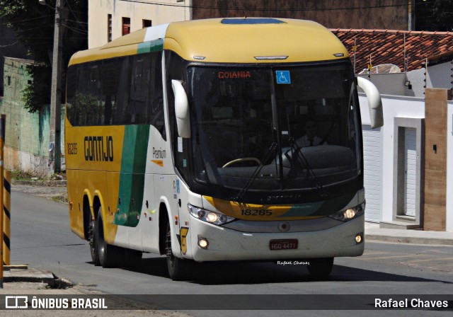 Empresa Gontijo de Transportes 18285 na cidade de Itapetinga, Bahia, Brasil, por Rafael Chaves. ID da foto: 12012634.