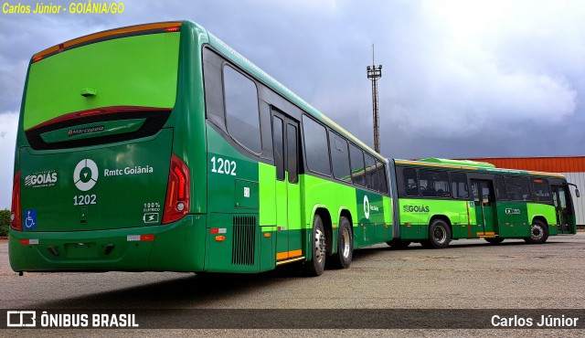 Metrobus 1202 na cidade de Goiânia, Goiás, Brasil, por Carlos Júnior. ID da foto: 12011656.