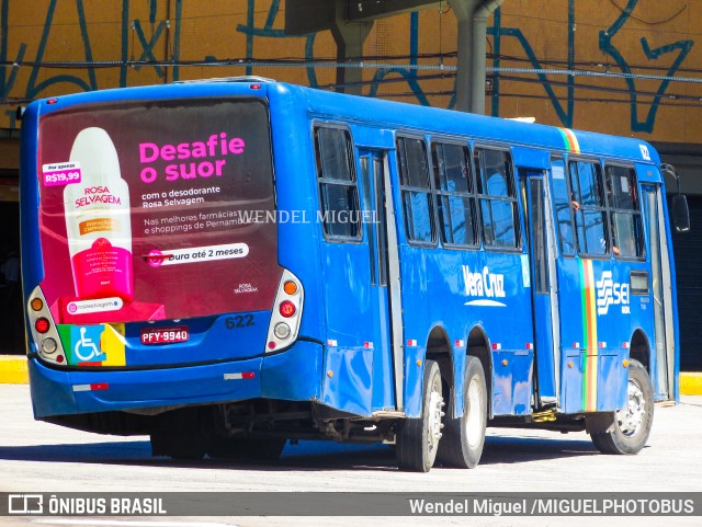 Expresso Vera Cruz 622 na cidade de Recife, Pernambuco, Brasil, por Wendel Miguel /MIGUELPHOTOBUS. Número da foto: #12011433.
