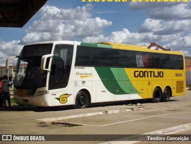 Empresa Gontijo de Transportes 11655 na cidade de Jeremoabo, Bahia, Brasil, por Teodoro Conceição. Número da foto: #12011690.