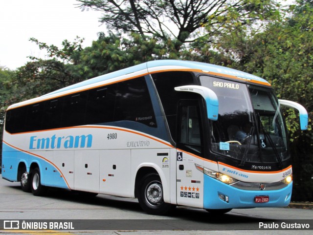 Emtram 4980 na cidade de São Paulo, São Paulo, Brasil, por Paulo Gustavo. Número da foto: #12012872.