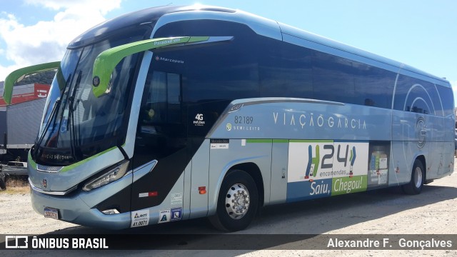 Viação Garcia 82189 na cidade de Balneário Camboriú, Santa Catarina, Brasil, por Alexandre F.  Gonçalves. Número da foto: #12012545.