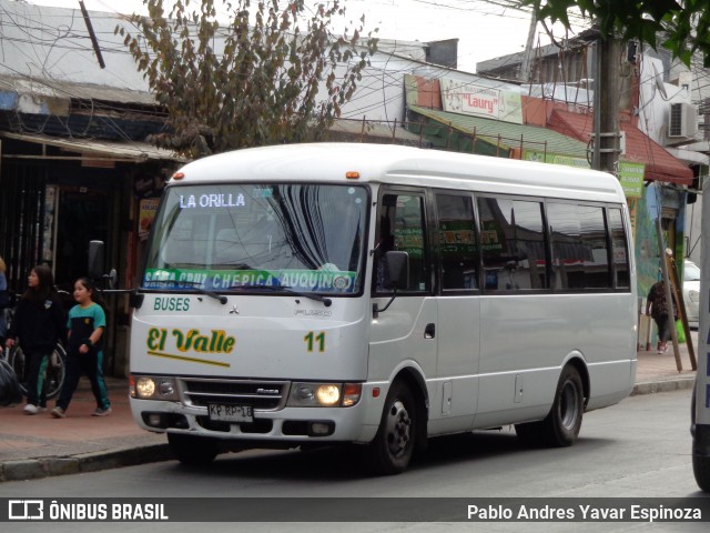 Minibuses El Valle 11 na cidade de Santa Cruz, Colchagua, Libertador General Bernardo O'Higgins, Chile, por Pablo Andres Yavar Espinoza. Número da foto: #12009982.