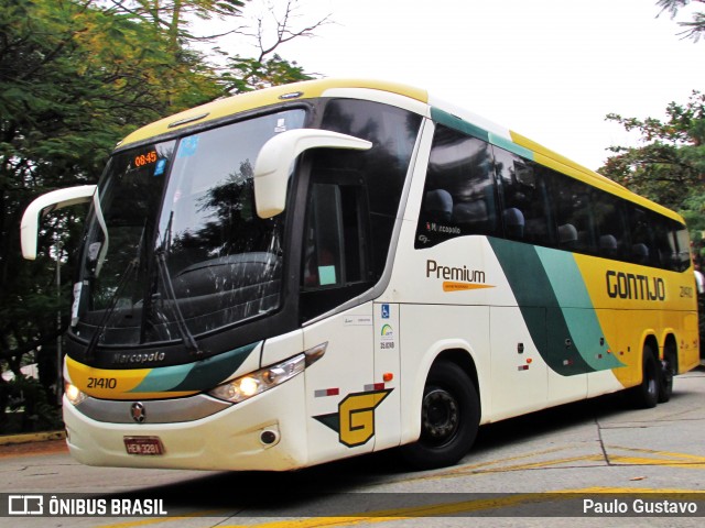 Empresa Gontijo de Transportes 21410 na cidade de São Paulo, São Paulo, Brasil, por Paulo Gustavo. ID da foto: 12013018.