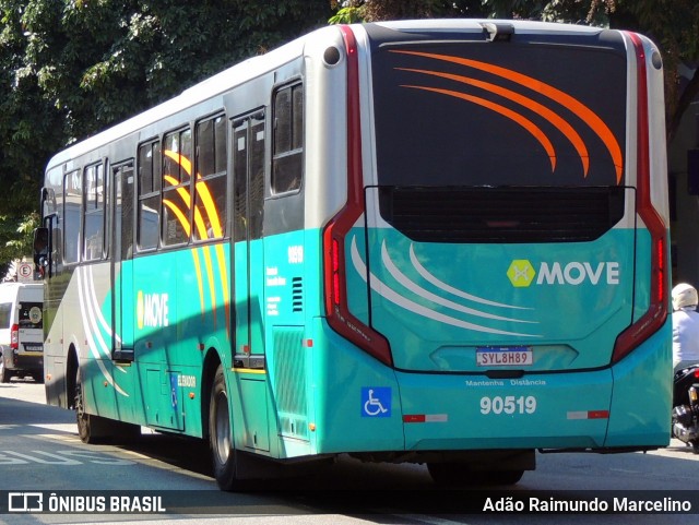 Companhia Coordenadas de Transportes 90519 na cidade de Belo Horizonte, Minas Gerais, Brasil, por Adão Raimundo Marcelino. ID da foto: 12013012.