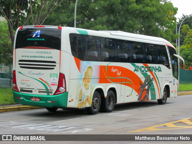 Empresa de Transportes Andorinha 6175 na cidade de São Paulo, São Paulo, Brasil, por Mattheus Bassamar Neto. Número da foto: #12011207.