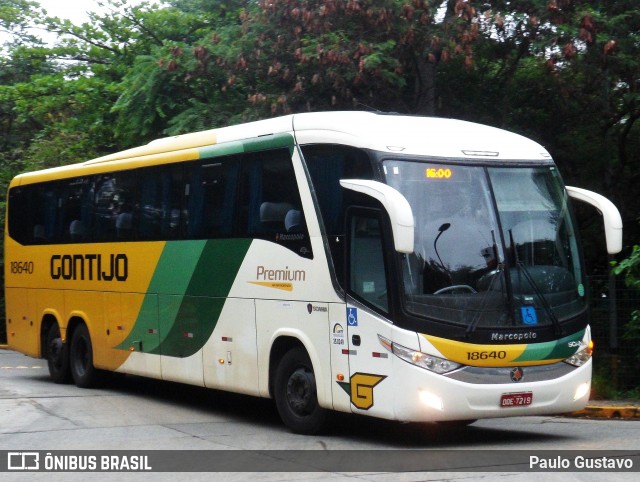 Empresa Gontijo de Transportes 18640 na cidade de São Paulo, São Paulo, Brasil, por Paulo Gustavo. ID da foto: 12012758.