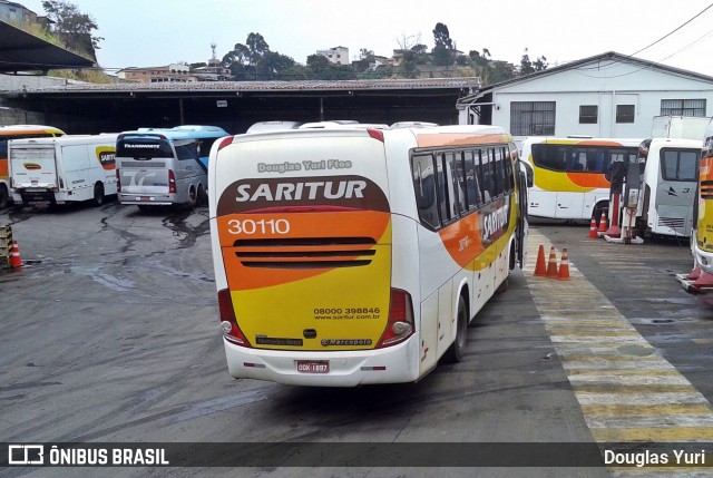 Saritur - Santa Rita Transporte Urbano e Rodoviário 30110 na cidade de Belo Horizonte, Minas Gerais, Brasil, por Douglas Yuri. ID da foto: 12013124.