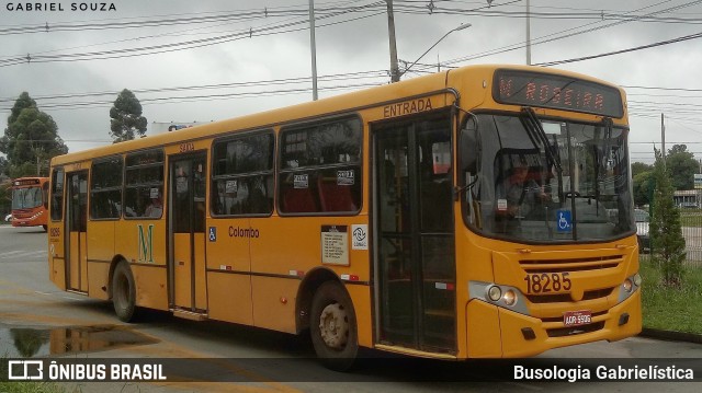 Viação Santo Ângelo 18285 na cidade de Colombo, Paraná, Brasil, por Busologia Gabrielística. Número da foto: #12011719.